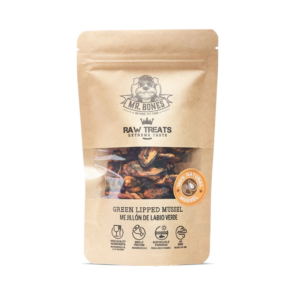 Friandises crues Moules vertes - Snack naturel pour chiens et chats