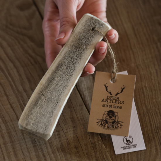 Bois de cerf fendu - Snack 100% naturel pour chiens