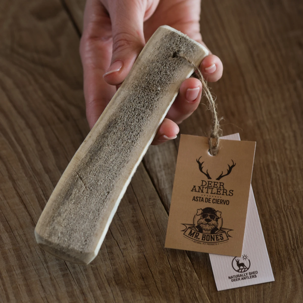 Bois de cerf fendu - Snack 100% naturel pour chiens