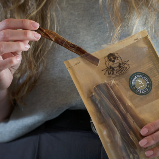 Friandises Chien - Nerf de Porc Ibérique - Snack 100% naturel