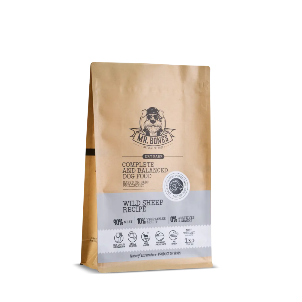 Croquettes Chien BARF déshydraté - Mouflon - sans céréales