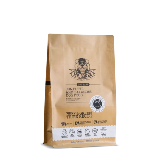 BARF sec Veau - Nourriture naturelle sans céréales pour chiens