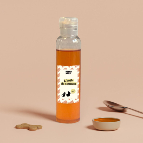 Complément alimentaire Chien & Chat - Huile de Saumon - 100ml