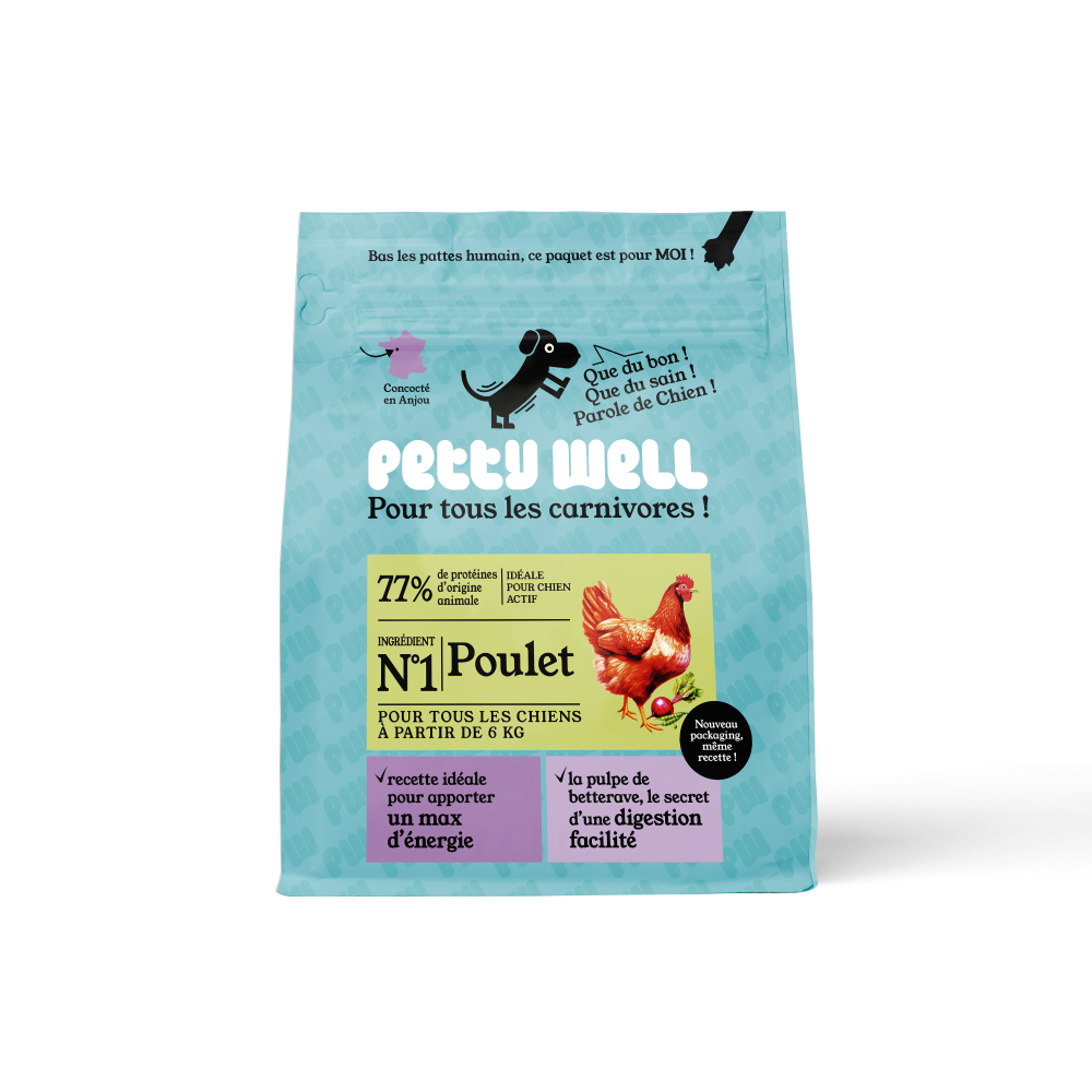 Croquettes Chien Actif - Poulet - avec céréales - PACK 20KG