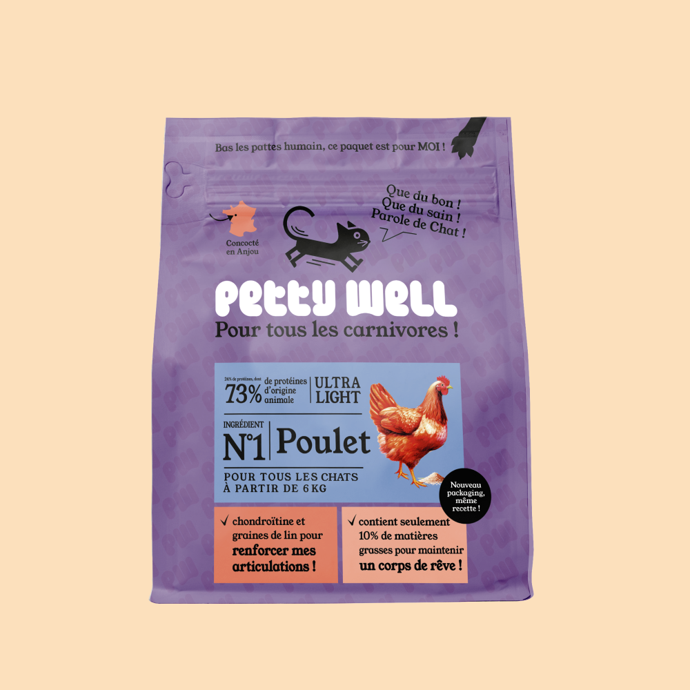 Croquettes Chat Light Surpoids Stérilisé - Poulet - avec céréales