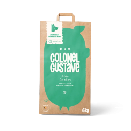 Croquettes Moyen & Grand Chien - Porc - sans céréales