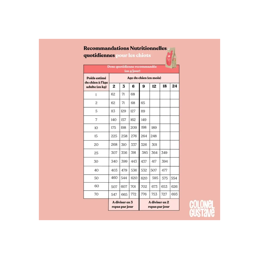 Croquettes Chiot - Poulet - sans céréales