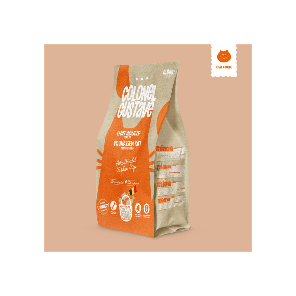 Croquettes Urinary - Chat Stérilisé - Porc/poulet