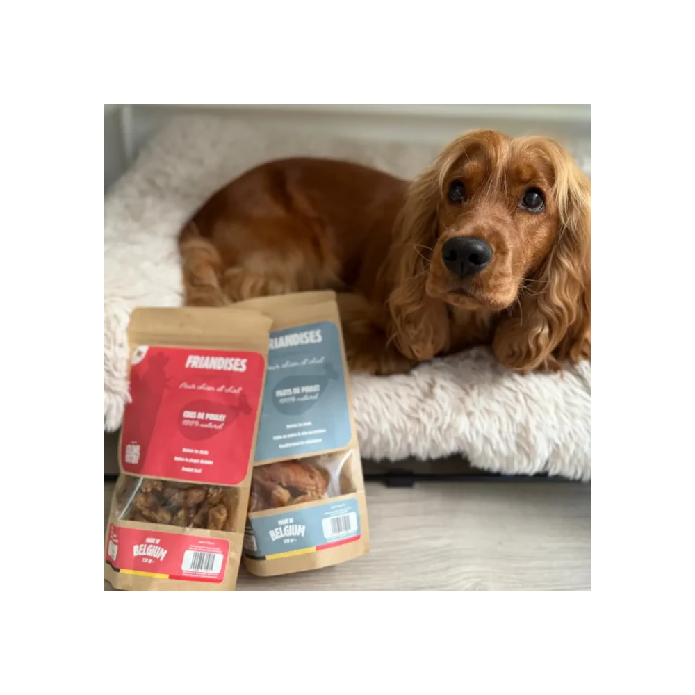 Friandises Chien - Cous de Poulet séchés