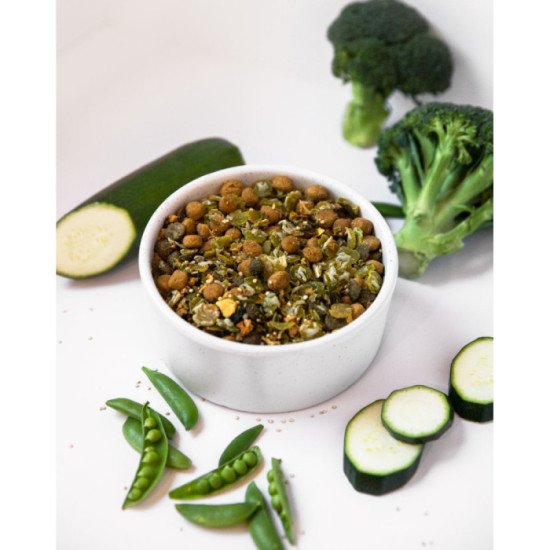 Croquettes végétariennes Chien - Broccoli, Pois, Courgette & Quinoa